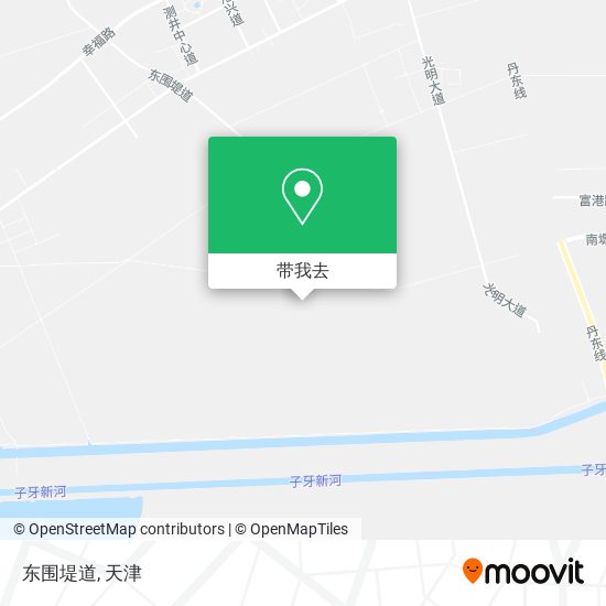 东围堤道地图
