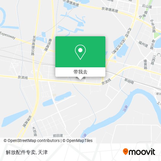 解放配件专卖地图