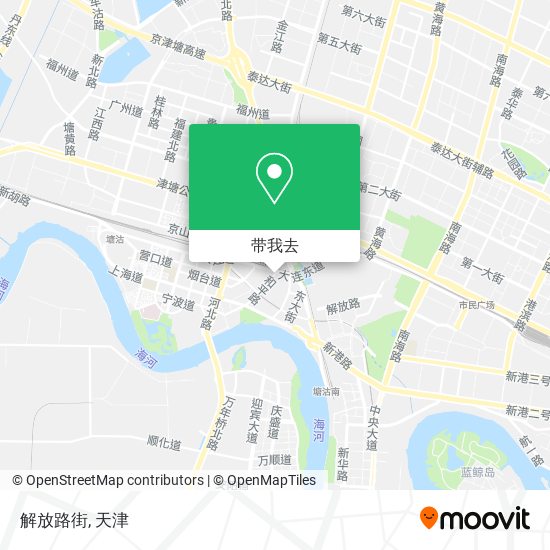 解放路街地图