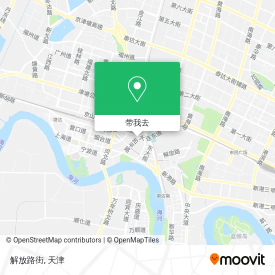 解放路街地图