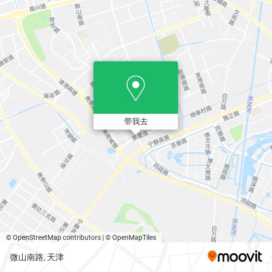 微山南路地图