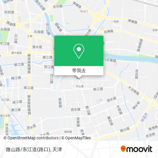 微山路/东江道(路口)地图