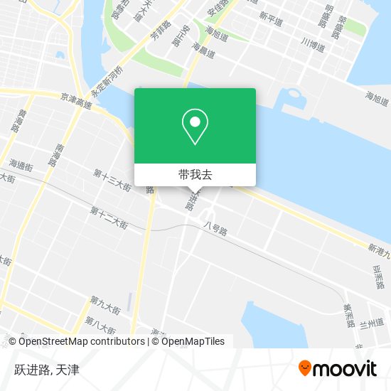跃进路地图