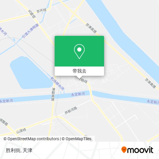 胜利街地图