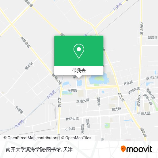 南开大学滨海学院-图书馆地图