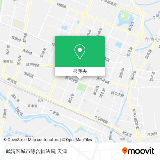 武清区城市综合执法局地图