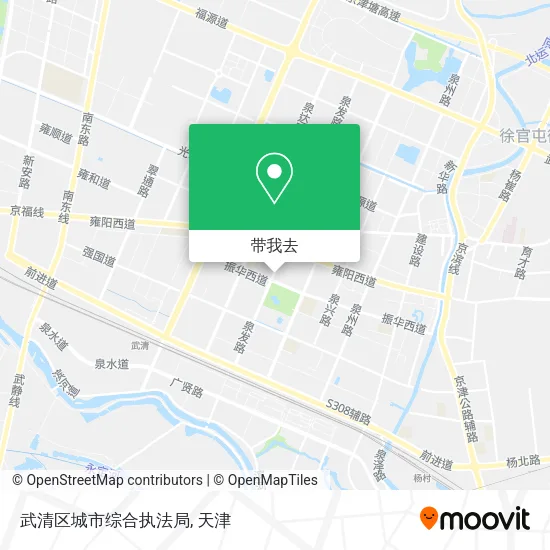 武清区城市综合执法局地图