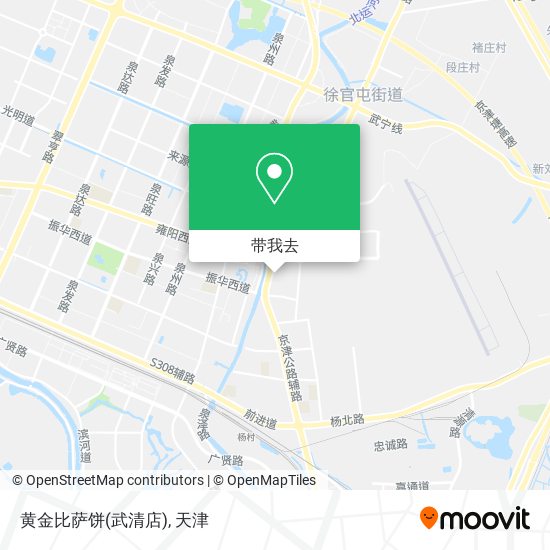 黄金比萨饼(武清店)地图