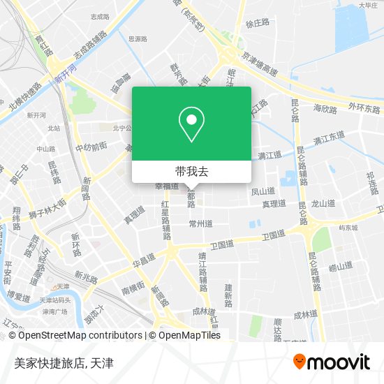 美家快捷旅店地图