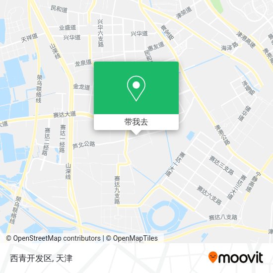 西青开发区地图