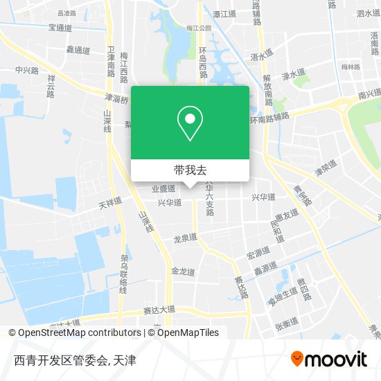 西青开发区管委会地图