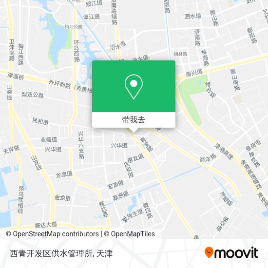 西青开发区供水管理所地图