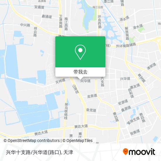 兴华十支路/兴华道(路口)地图