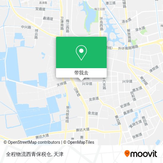 全程物流西青保税仓地图