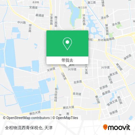 全程物流西青保税仓地图
