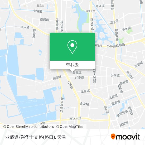 业盛道/兴华十支路(路口)地图