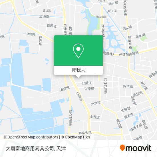 大唐富地商用厨具公司地图