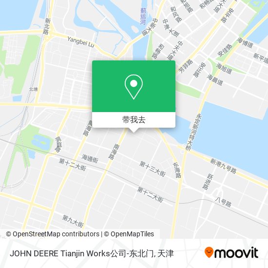 JOHN DEERE Tianjin Works公司-东北门地图