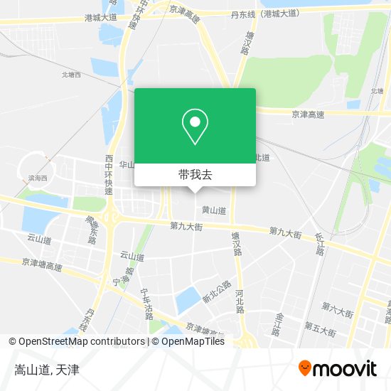 嵩山道地图
