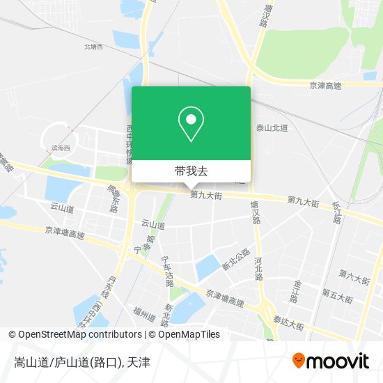 嵩山道/庐山道(路口)地图