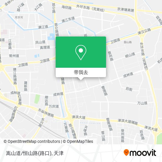 嵩山道/恒山路(路口)地图
