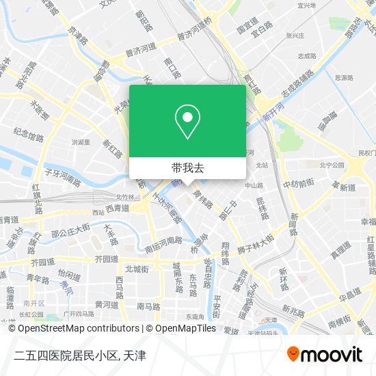 二五四医院居民小区地图