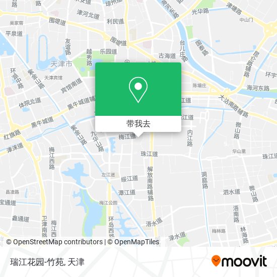 瑞江花园-竹苑地图