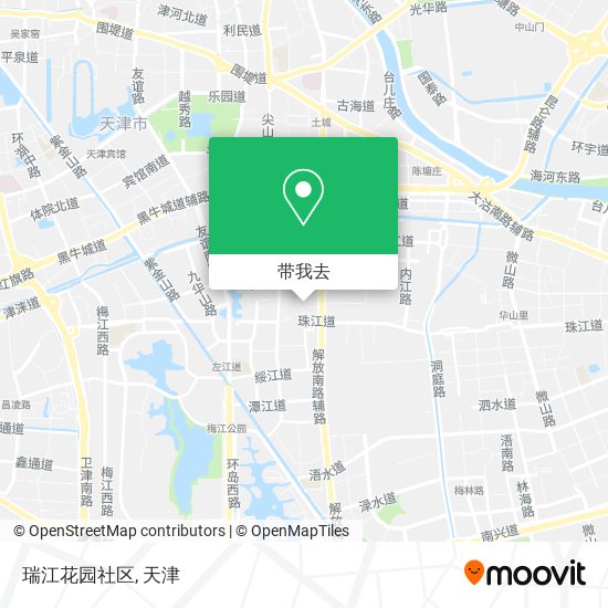瑞江花园社区地图