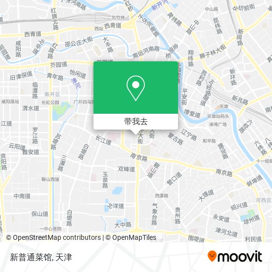新普通菜馆地图
