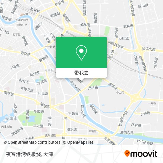 夜宵港湾铁板烧地图
