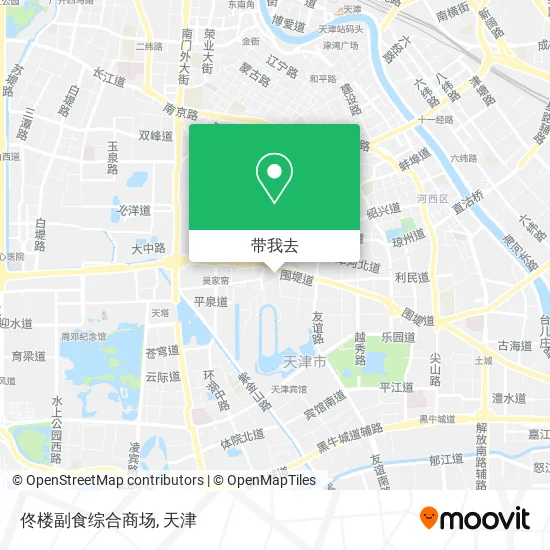 佟楼副食综合商场地图