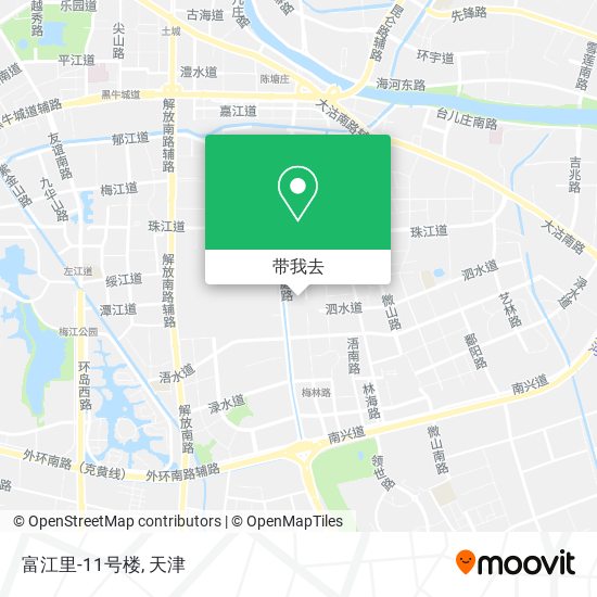 富江里-11号楼地图
