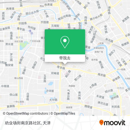劝业场街南京路社区地图