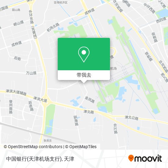中国银行(天津机场支行)地图