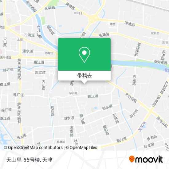 天山里-56号楼地图