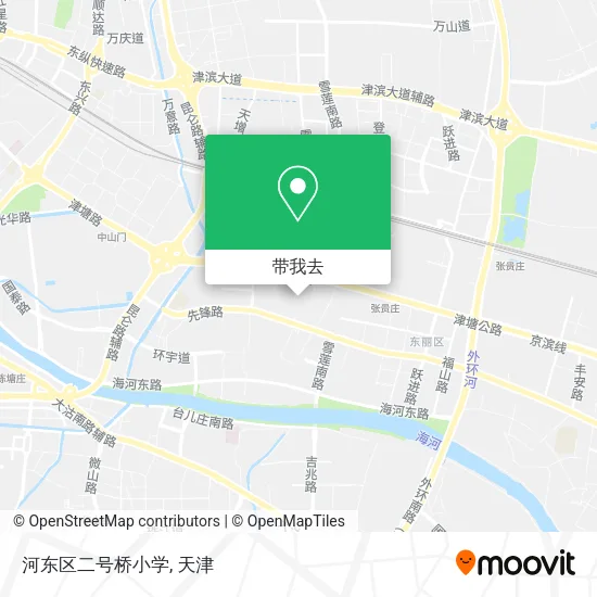 河东区二号桥小学地图