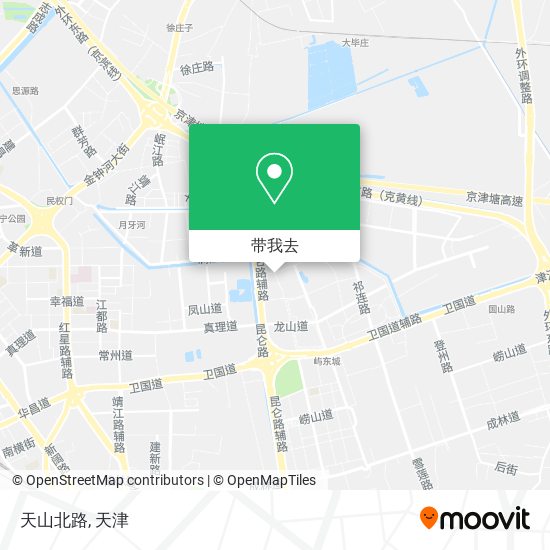 天山北路地图
