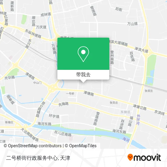 二号桥街行政服务中心地图