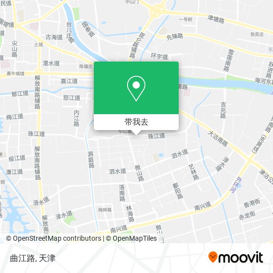 曲江路地图