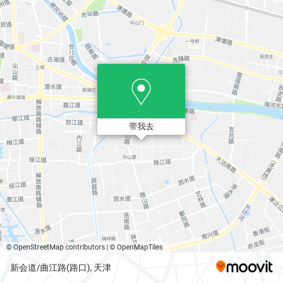 新会道/曲江路(路口)地图