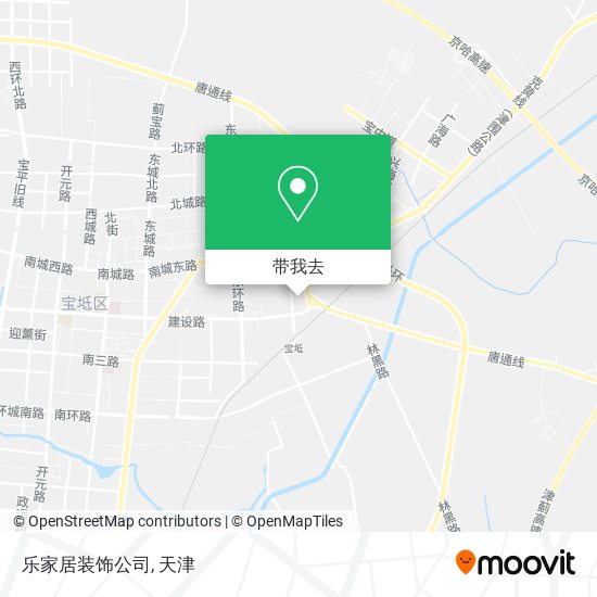 乐家居装饰公司地图