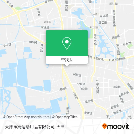 天津乐宾运动用品有限公司地图