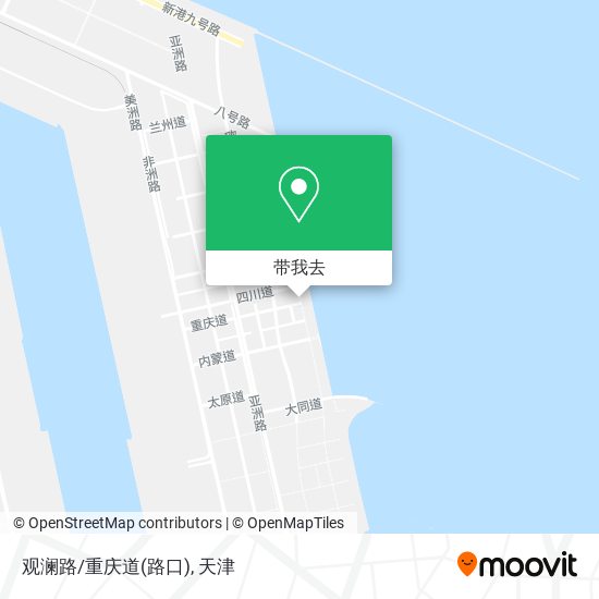 观澜路/重庆道(路口)地图
