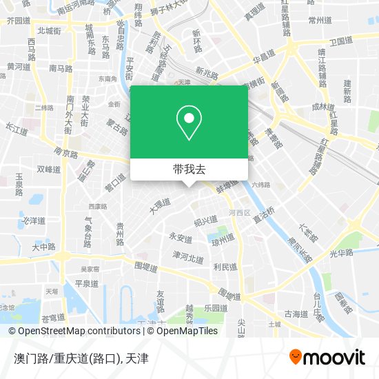 澳门路/重庆道(路口)地图