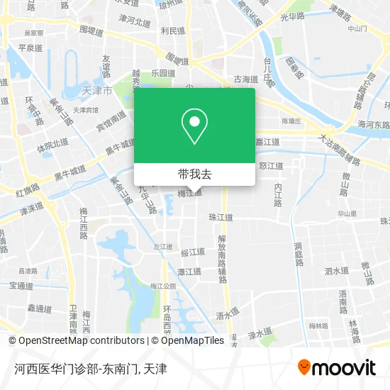 河西医华门诊部-东南门地图