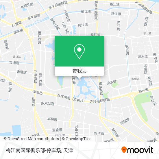 梅江南国际俱乐部-停车场地图