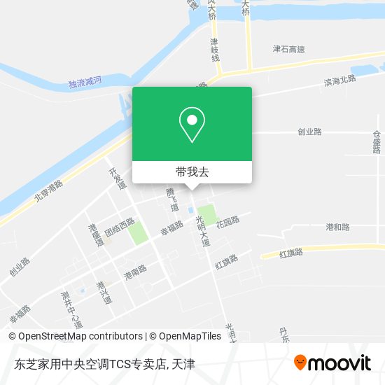 东芝家用中央空调TCS专卖店地图