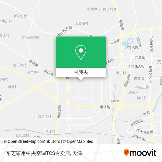 东芝家用中央空调TCS专卖店地图