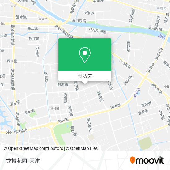 龙博花园地图
