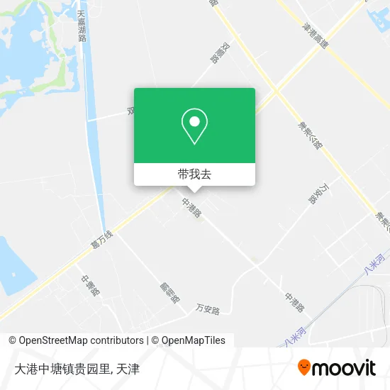 大港中塘镇贵园里地图